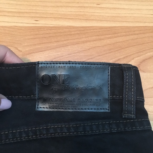 NWT One Teaspoon Black Van Awesome Baggies sz 25 - Picture 6 of 8